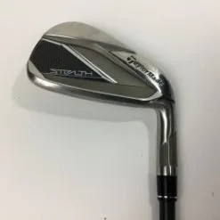 USED RIGHT HAND TAYLORMADE STEALTH IRONS 4-PW, AW GRAPHITE STIFF FLEX