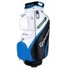 Taylormade 2021 Deluxe Golf Cart Bag - Black/White/Blue 1 Taylormade 2021 Deluxe Golf Cart Bag - Black/White/Blue -Golf Clubs Elegant shop 2021 sim2 deluxe golf cart bag 1