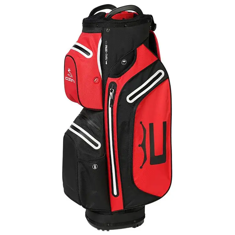 Cobra Ultradry Pro Golf Cart Bag - Black/Red 3 Cobra Ultradry Pro Golf Cart Bag - Black/Red