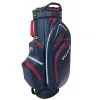 Andrew Morris Golf Rife Waterproof Golf Cart Bag - Navy/Red