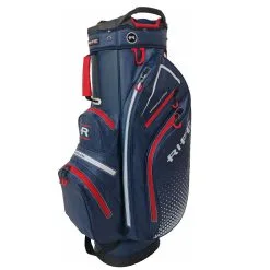 Andrew Morris Golf Rife Waterproof Golf Cart Bag - Navy/Red