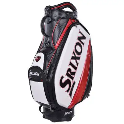 Srixon Tour Staff Golf Bag - White/Red/Black 3 Srixon Tour Staff Golf Bag - White/Red/Black