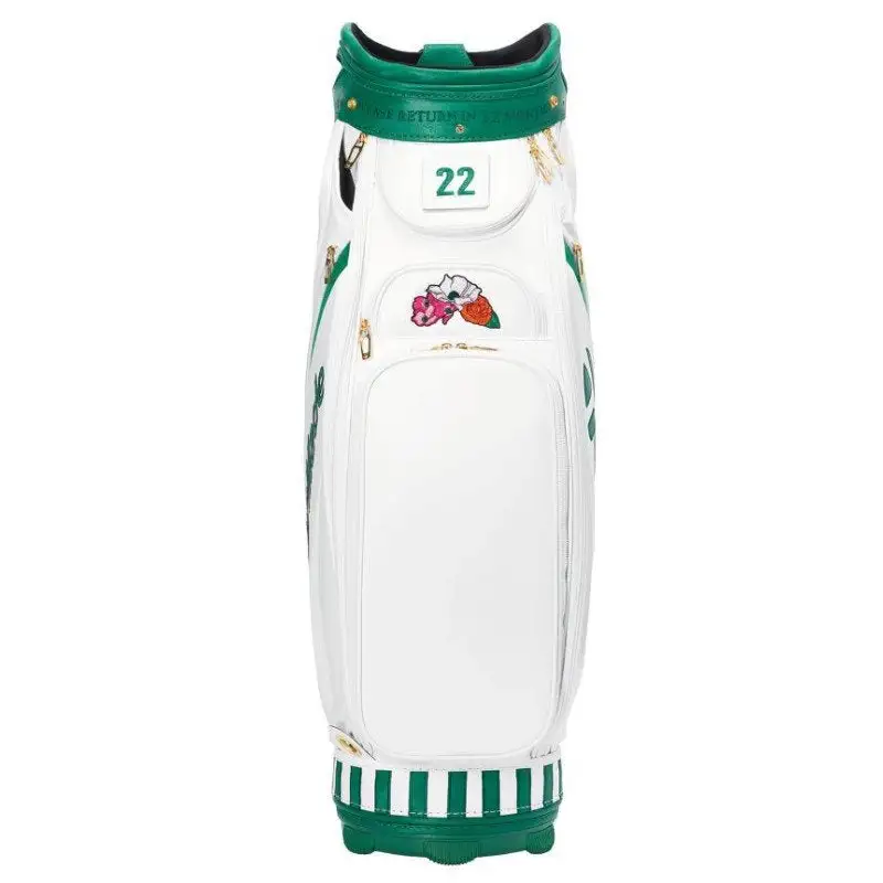 Taylormade 2022 Major Season Opener Golf Tour Staff Bag - White/Green 5 Taylormade 2022 Major Season Opener Golf Tour Staff Bag - White/Green - Image 3