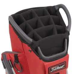 Titleist 2022 Cart 14 Lightweight Golf Cart Bag - Red/Grey/Graphite 7 Titleist 2022 Cart 14 Lightweight Golf Cart Bag - Red/Grey/Graphite -Golf Clubs Elegant shop Titleist Cart 14 Lightweight Golf Bag red grey 2
