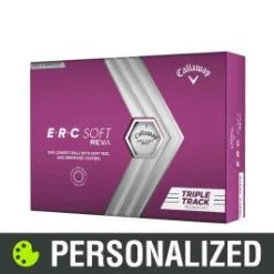 2023 Callaway ERC Soft REVA Triple Track Personalized White Golf Balls