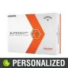 2023 Callaway Supersoft Personalized Orange Golf Balls