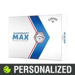 2023 Callaway Supersoft MAX Personalized White Golf Balls