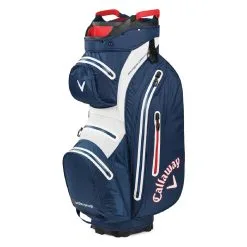 Callaway Hyperdry 15 Waterproof Golf Cart Bag - Navy/White/Red