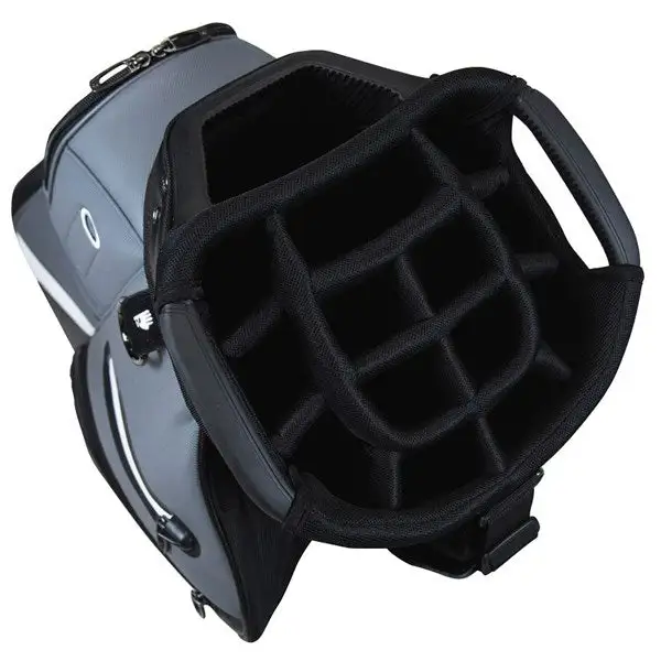 Taylormade 2021 Deluxe Golf Cart Bag - Black/Grey 4 Taylormade 2021 Deluxe Golf Cart Bag - Black/Grey - Image 2