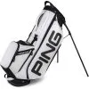Ping Hoofer Tour Staff Golf Stand Bag - Black/White - Limited Edition