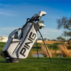 Ping Hoofer Tour Staff Golf Stand Bag - Black/White - Limited Edition -Golf Clubs Elegant shop hoofertour blkwhite5