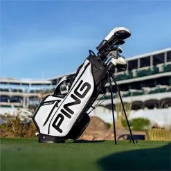 Ping Hoofer Tour Staff Golf Stand Bag - Black/White - Limited Edition -Golf Clubs Elegant shop hoofertour blkwhite6