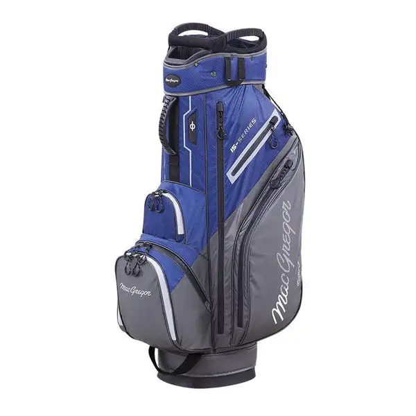 MacGregor 15 Series Water-Resistant 10" Golf Cart Bag - Navy/Grey 3 MacGregor 15 Series Water-Resistant 10" Golf Cart Bag - Navy/Grey