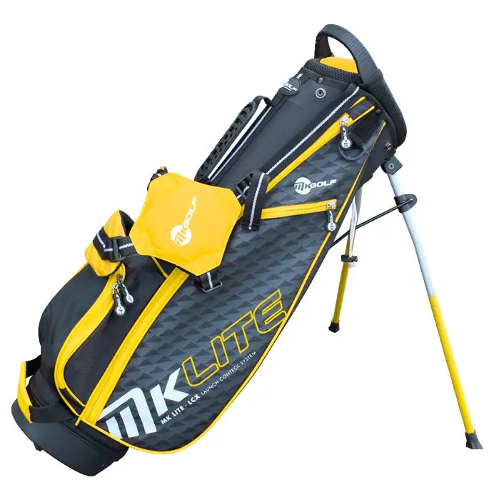 MKids Junior Golf Stand Bag Yellow - 45" 3 MKids Junior Golf Stand Bag Yellow - 45"