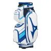 Mizuno Tour Cart Golf Bag - White/Blue -Golf Clubs Elegant shop miz tour cart 14 way bag whi blue 1