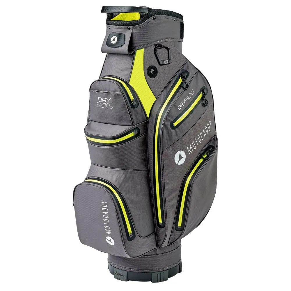 Motocaddy Dry Series Golf Cart Bag - Charcoal/Lime 3 Motocaddy Dry Series Golf Cart Bag - Charcoal/Lime