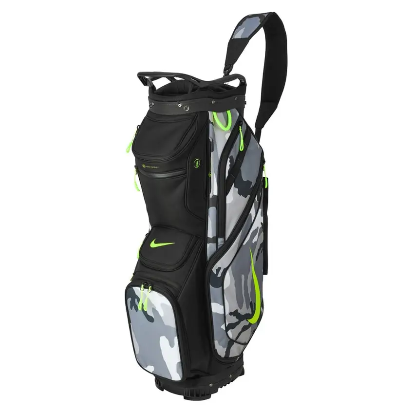 Nike Performance Golf Cart Bag - Anthracite/Black/Volt 3 Nike Performance Golf Cart Bag - Anthracite/Black/Volt