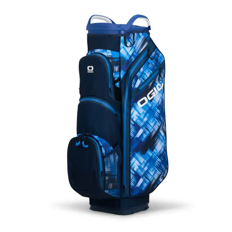 Ogio 2023 All Elements Golf Cart Bag - Blue Hash 3 Ogio 2023 All Elements Golf Cart Bag - Blue Hash