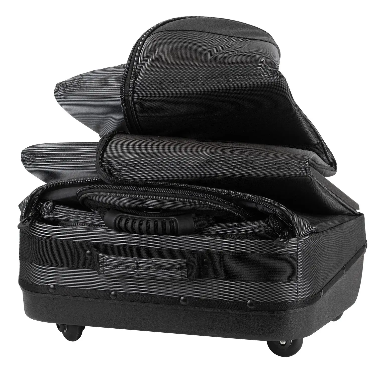 Ping Rolling Golf Travel Cover - Black/Gunmetal 4 Ping Rolling Golf Travel Cover - Black/Gunmetal - Image 2