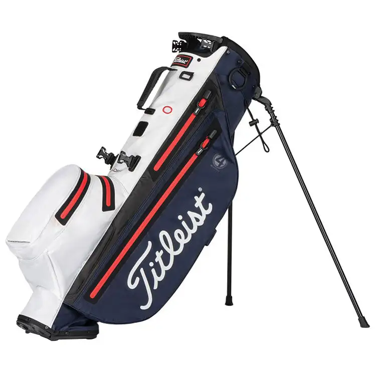 Titleist Players 4 Stadry Golf Stand Bag - Navy/White/Red 3 Titleist Players 4 Stadry Golf Stand Bag - Navy/White/Red