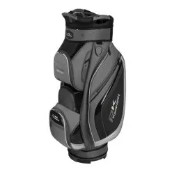 Powakaddy Premium-Edition Golf Cart Bag - Black/Grey/Silver