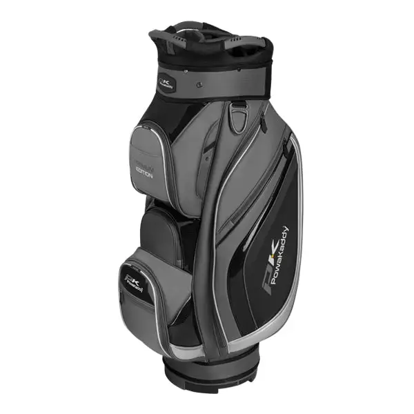 Powakaddy Premium-Edition Golf Cart Bag - Black/Grey/Silver 3 Powakaddy Premium-Edition Golf Cart Bag - Black/Grey/Silver
