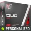 2023 Wilson Staff Duo Soft Personalized Red Golf Balls 2 2023 Wilson Staff Duo Soft Personalized Red Golf Balls -Golf Clubs Elegant shop red 2