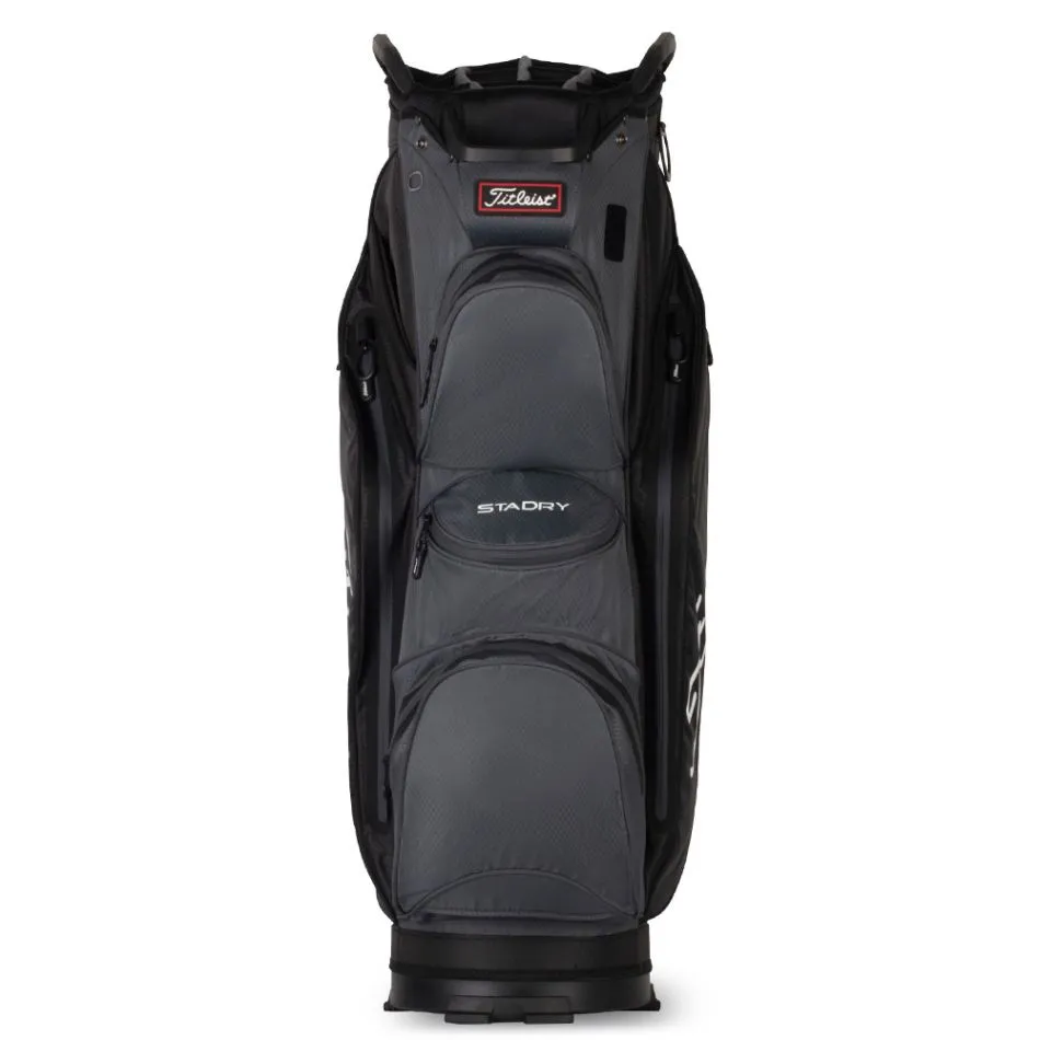 Titleist Stadry 14 Golf Cart Bag - Black/Grey 4 Titleist Stadry 14 Golf Cart Bag - Black/Grey - Image 2