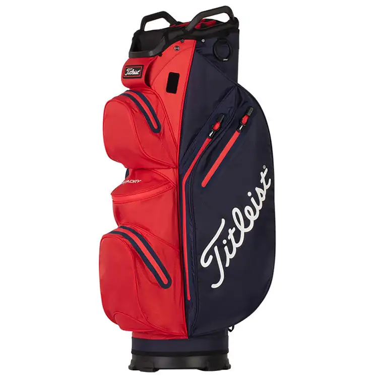 Titleist Stadry 14 Golf Cart Bag - Navy/Red 3 Titleist Stadry 14 Golf Cart Bag - Navy/Red