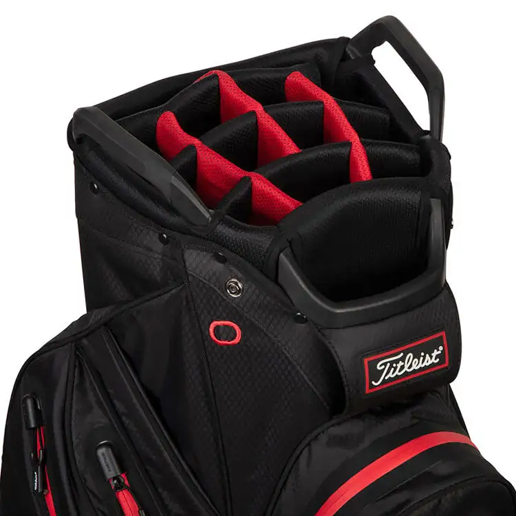 Titleist Stadry 14 Golf Cart Bag - Navy/Red 4 Titleist Stadry 14 Golf Cart Bag - Navy/Red - Image 2
