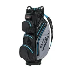 Titleist Stadry '19 Golf Cart Bag - Black/Sleet/Blue