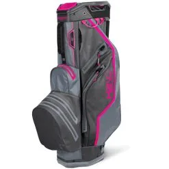Sun Mountain H2NO Lite Golf Cart Bag - Gunmetal/Pink/Cadet