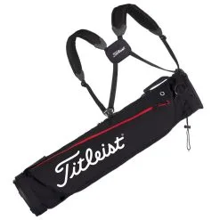 Titleist Tileist Sunday Carry Golf Pencil Bag - Black/Red -Golf Clubs Elegant shop sundaycarry20blkred3