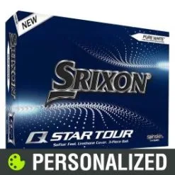 2023 Srixon Q-Star Tour 4 Personalized White Golf Balls