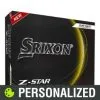 2023 Srixon Z-Star 8 Personalized White Golf Balls -Golf Clubs Elegant shop sx23 balls zstr8 pure white 1