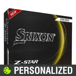 2023 Srixon Z-Star 8 Personalized White Golf Balls -Golf Clubs Elegant shop sx23 balls zstr8 pure white 1