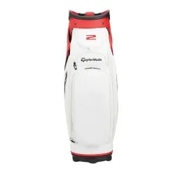 Taylormade 2023 Tour Staff Golf Bag - Red/White -Golf Clubs Elegant shop taylormade 23 tour staff bag red white 3