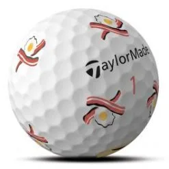 TaylorMade TP5 Pix Bacon And Eggs Breakfast Single Golf Ball