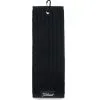 Titleist Trifold Cart Towel (Black) -Golf Clubs Elegant shop tiptritow