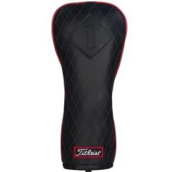 Titleist Leather Driver Head Cover Jet Black