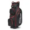 Titleist 2023 Cart 14 Stadry Golf Cart Bag - Black/Black/Red -Golf Clubs Elegant shop titleist cart14 stadry black black red 1