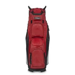 Titleist 2023 Cart 14 Stadry Golf Cart Bag - Red/Grey/Black -Golf Clubs Elegant shop titleist cart14 stadry red grey black 3
