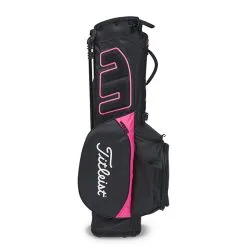 Titleist 2023 Players 4 Golf Stand Bag - Black/Candy -Golf Clubs Elegant shop titleist players 4 golf bag black pink 3