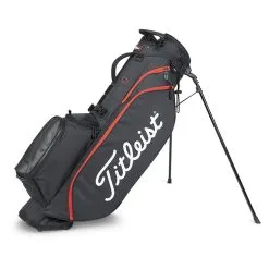 Titleist 2023 Players 4 Golf Stand Bag - Black/Black/Red