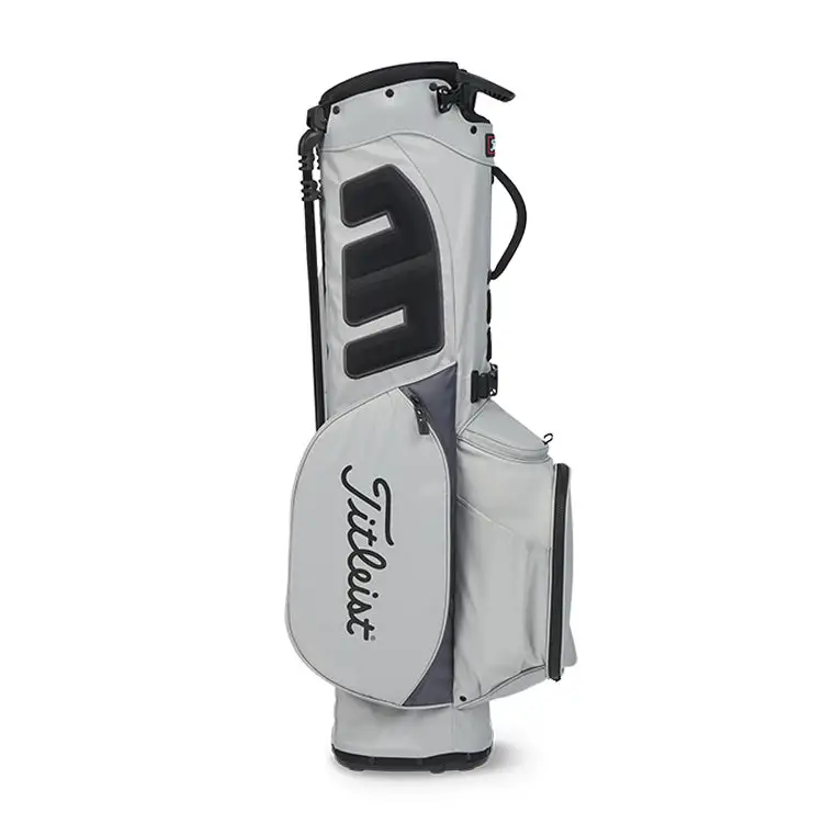 Titleist 2023 Players 4 Golf Stand Bag - Grey/Graphite 4 Titleist 2023 Players 4 Golf Stand Bag - Grey/Graphite - Image 2