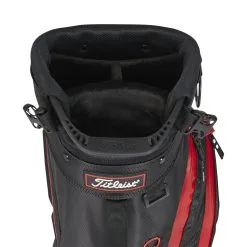 Titleist 2023 Players 4 Stadry Golf Stand Bag - Black/Black/Red -Golf Clubs Elegant shop titleist players 4 stadry golf bag blk blk red 3