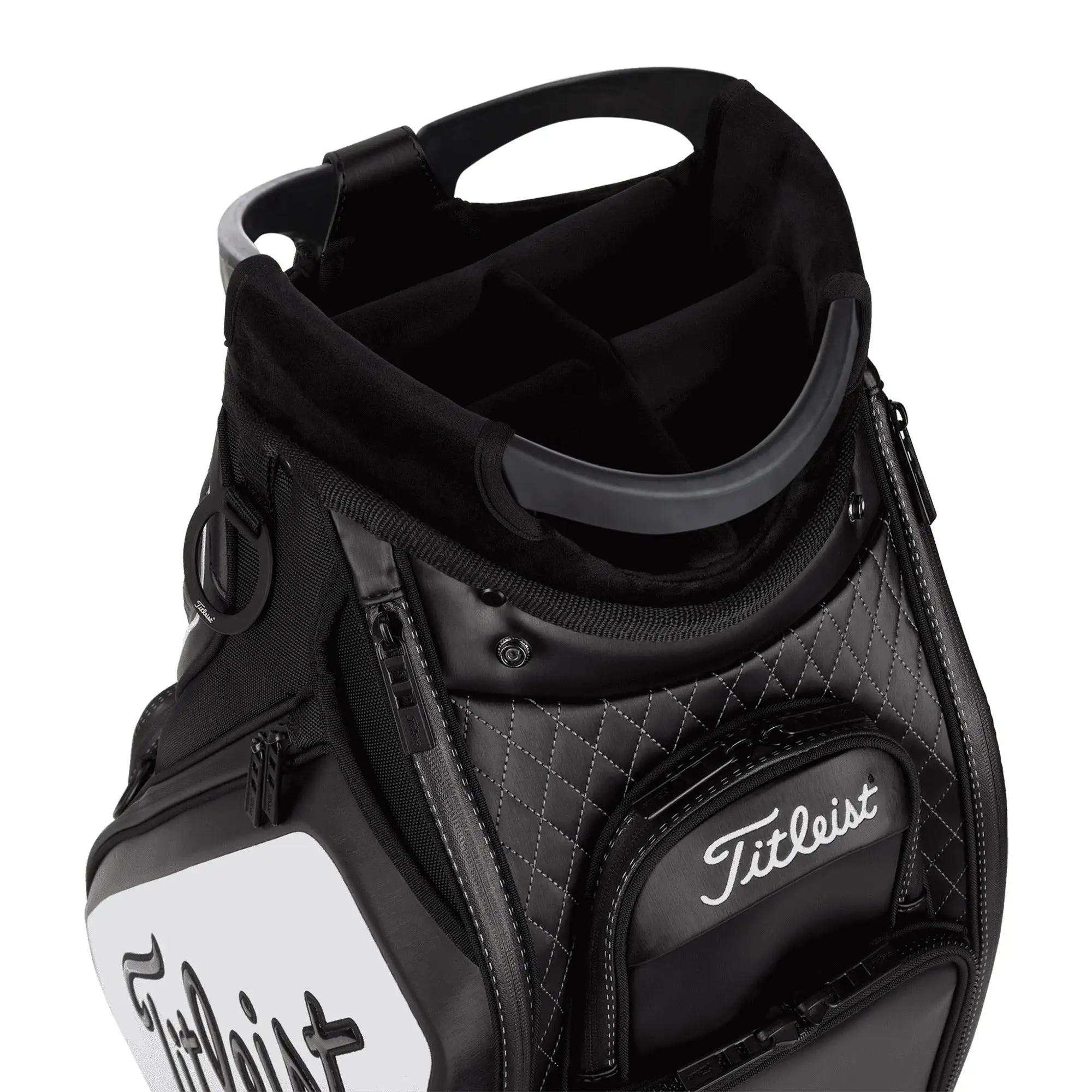 Titleist Tour Series Staff Tour Golf Bag - Black/White 4 Titleist Tour Series Staff Tour Golf Bag - Black/White - Image 2