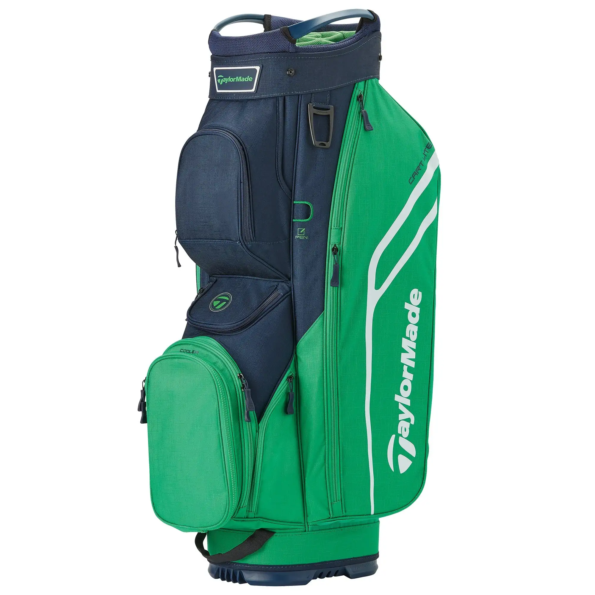 Taylormade Cart Lite Golf Bag - Green/Navy 3 Taylormade Cart Lite Golf Bag - Green/Navy