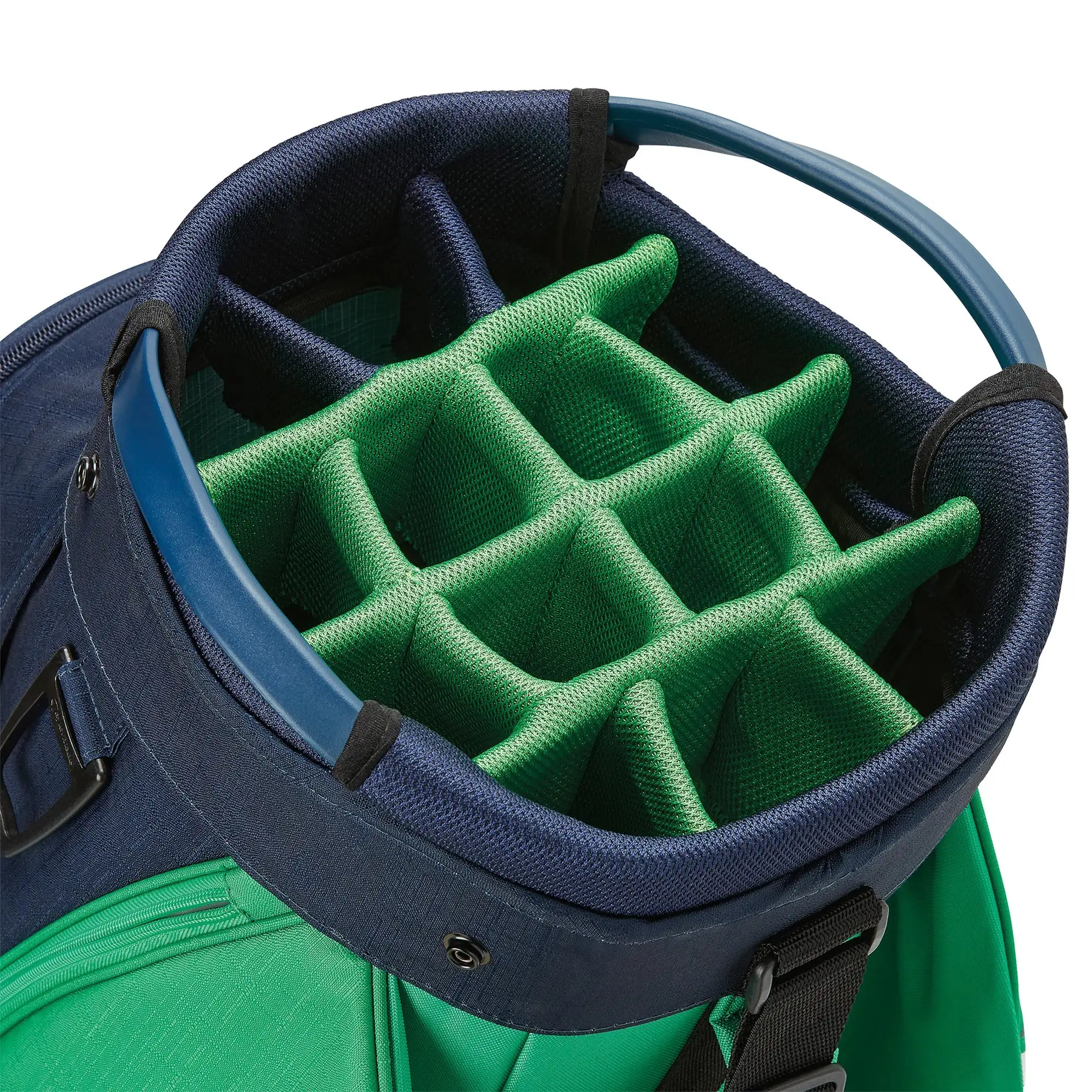Taylormade Cart Lite Golf Bag - Green/Navy 4 Taylormade Cart Lite Golf Bag - Green/Navy - Image 2