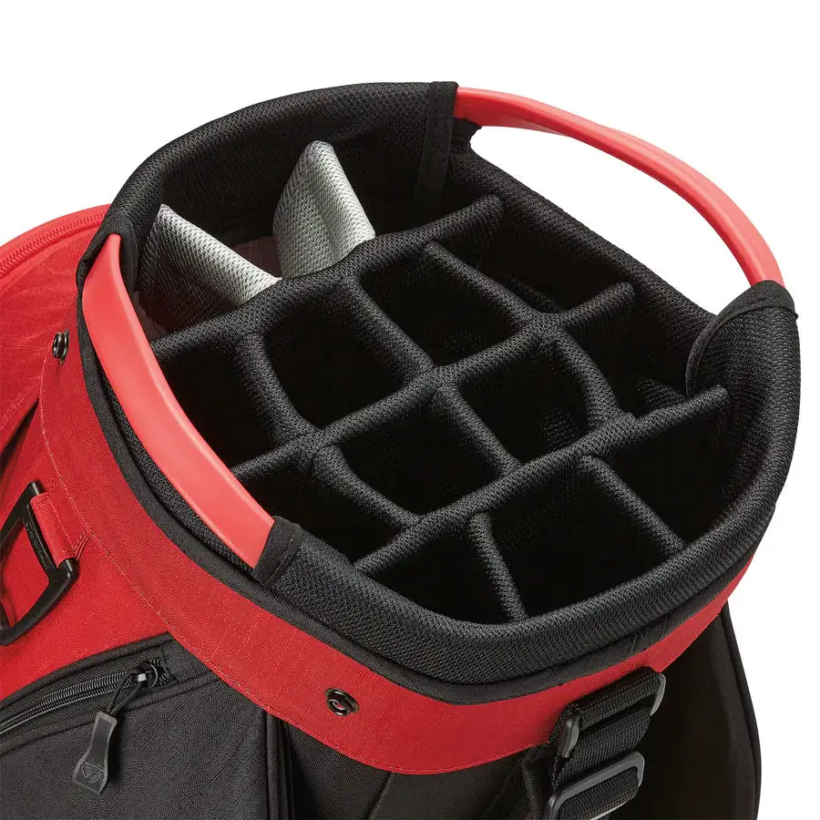 Taylormade Cart Lite Golf Bag - Red/Black 4 Taylormade Cart Lite Golf Bag - Red/Black - Image 2